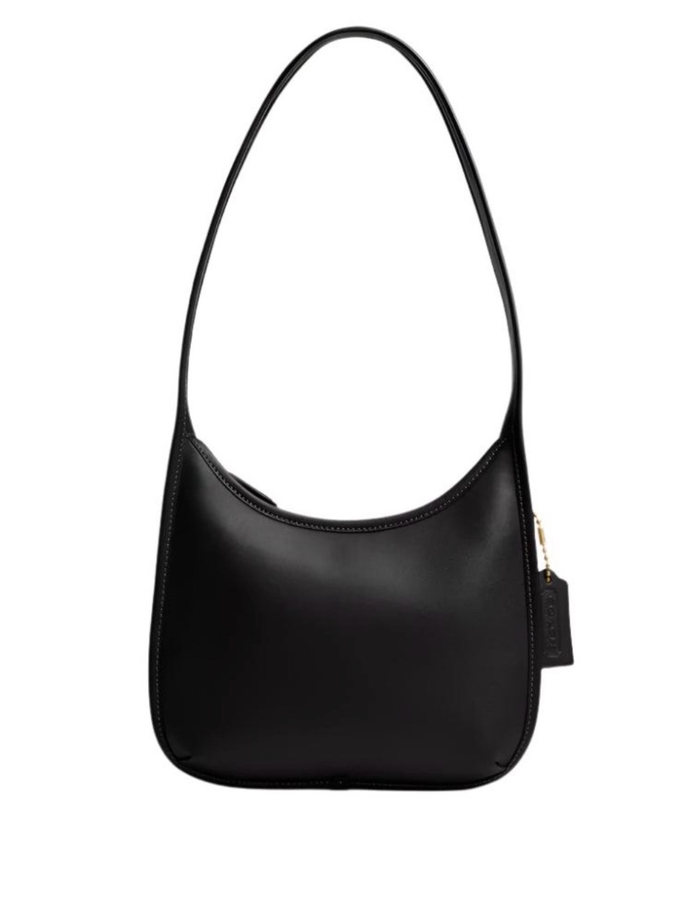 NWT Coach Originals Curve Zip Bag Black Glovetanned Leather 1997 Re-Edition - Picture 1 of 6